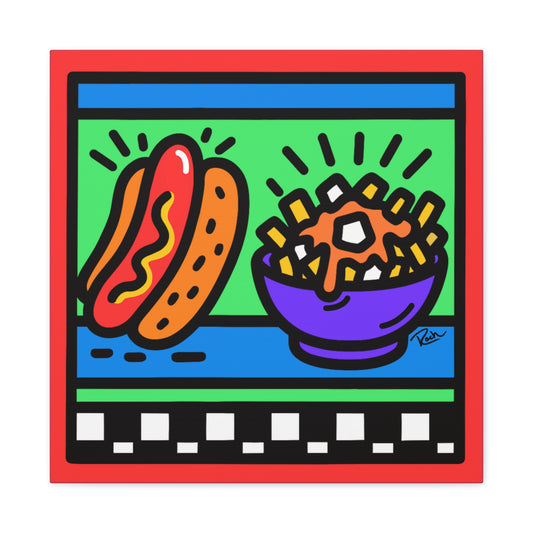 "LA BELLE PROVINCE" - Pop Art Diner Wall Art Canvas