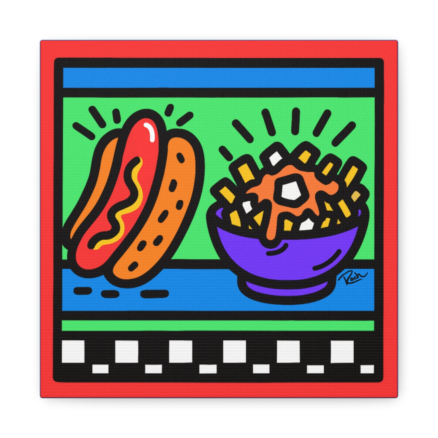 "LA BELLE PROVINCE" - Pop Art Diner Wall Art Canvas