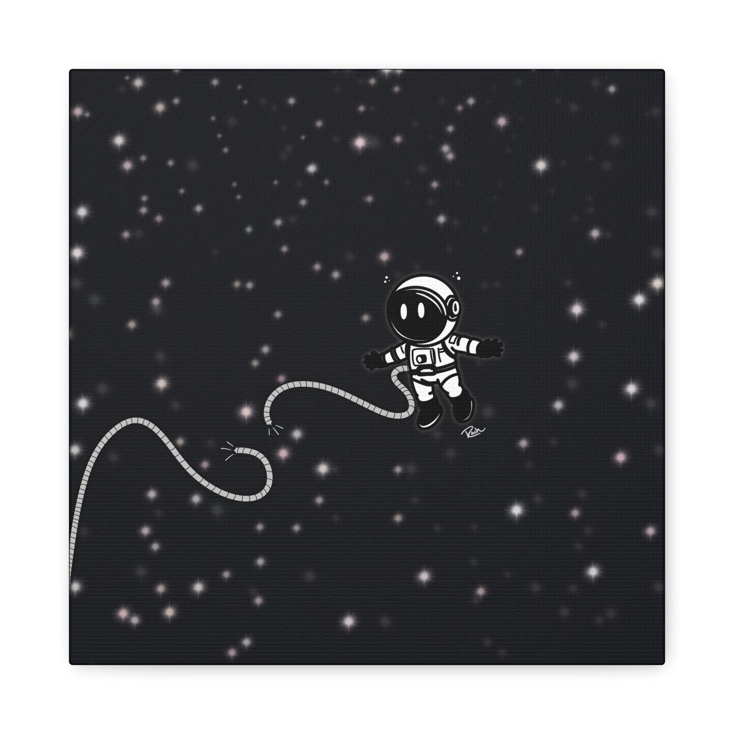 "UNTETHERED" — Floating Astronaut In Space Wall Art
