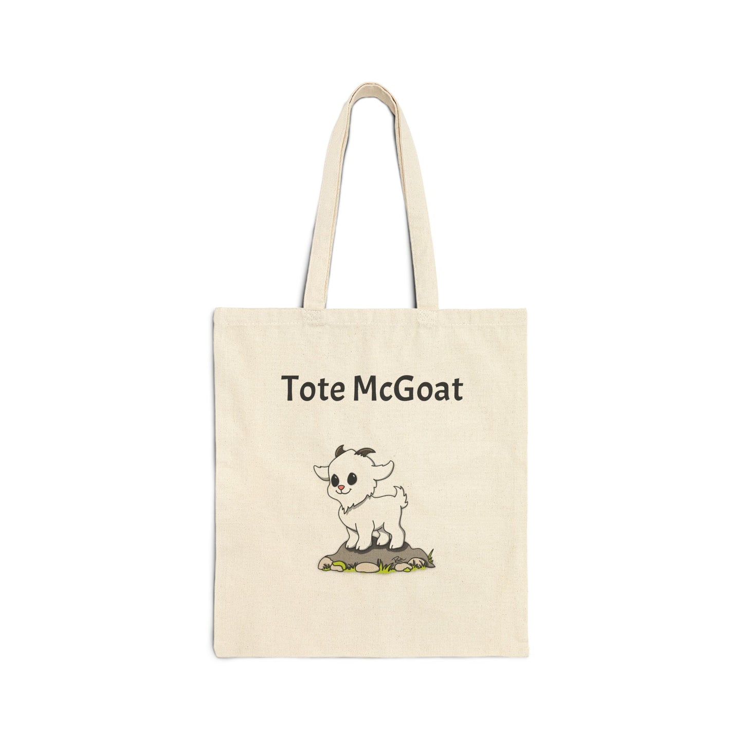 "TOTE MCGOAT" -  G.O.A.T Canvas Tote Bag