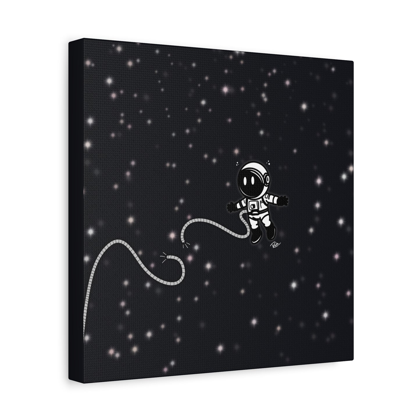 "UNTETHERED" — Floating Astronaut In Space Wall Art