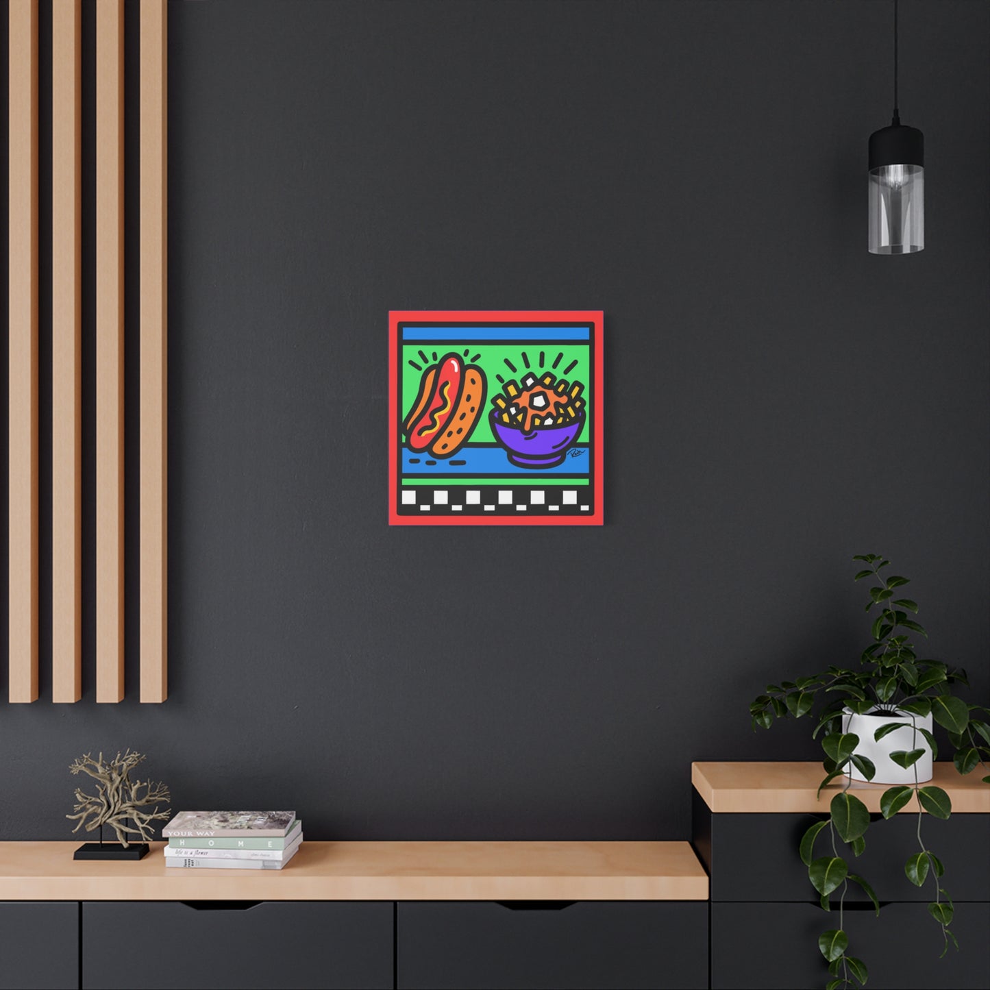 "LA BELLE PROVINCE" - Pop Art Diner Wall Art Canvas