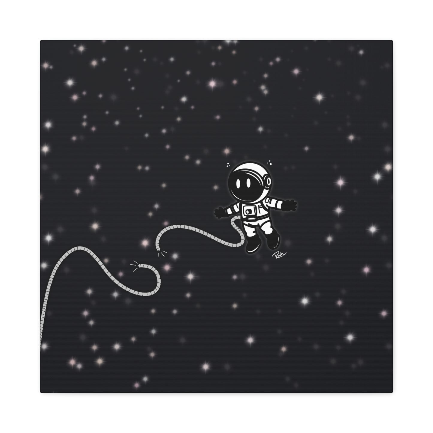 "UNTETHERED" — Floating Astronaut In Space Wall Art