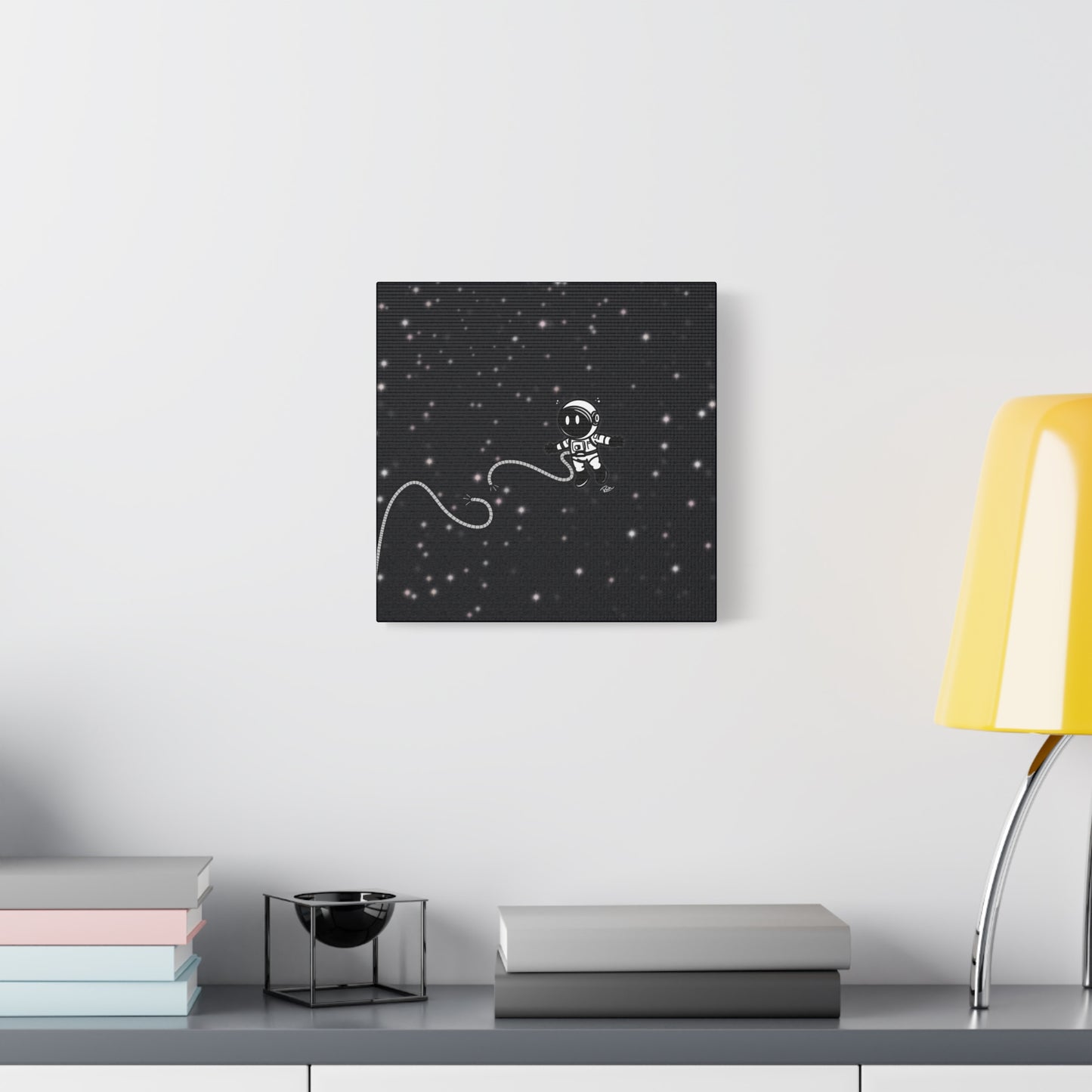 "UNTETHERED" — Floating Astronaut In Space Wall Art