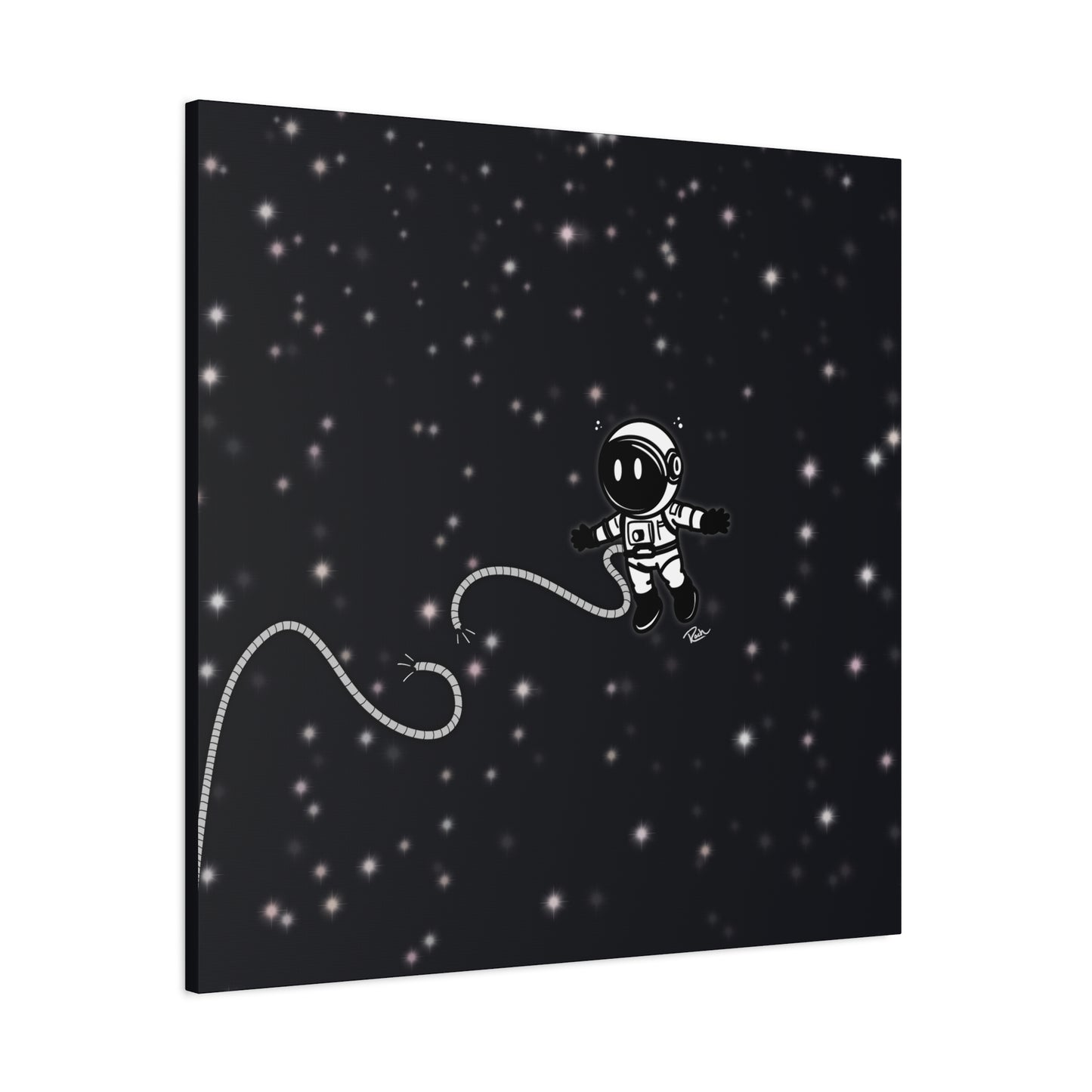 "UNTETHERED" — Floating Astronaut In Space Wall Art