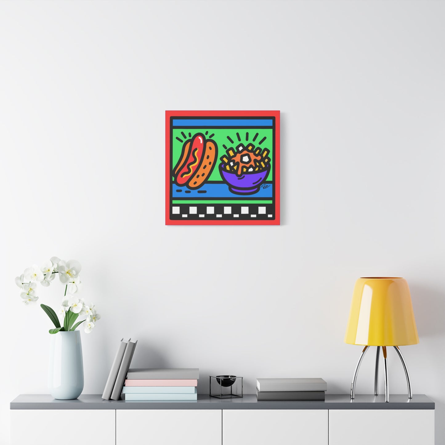 "LA BELLE PROVINCE" - Pop Art Diner Wall Art Canvas