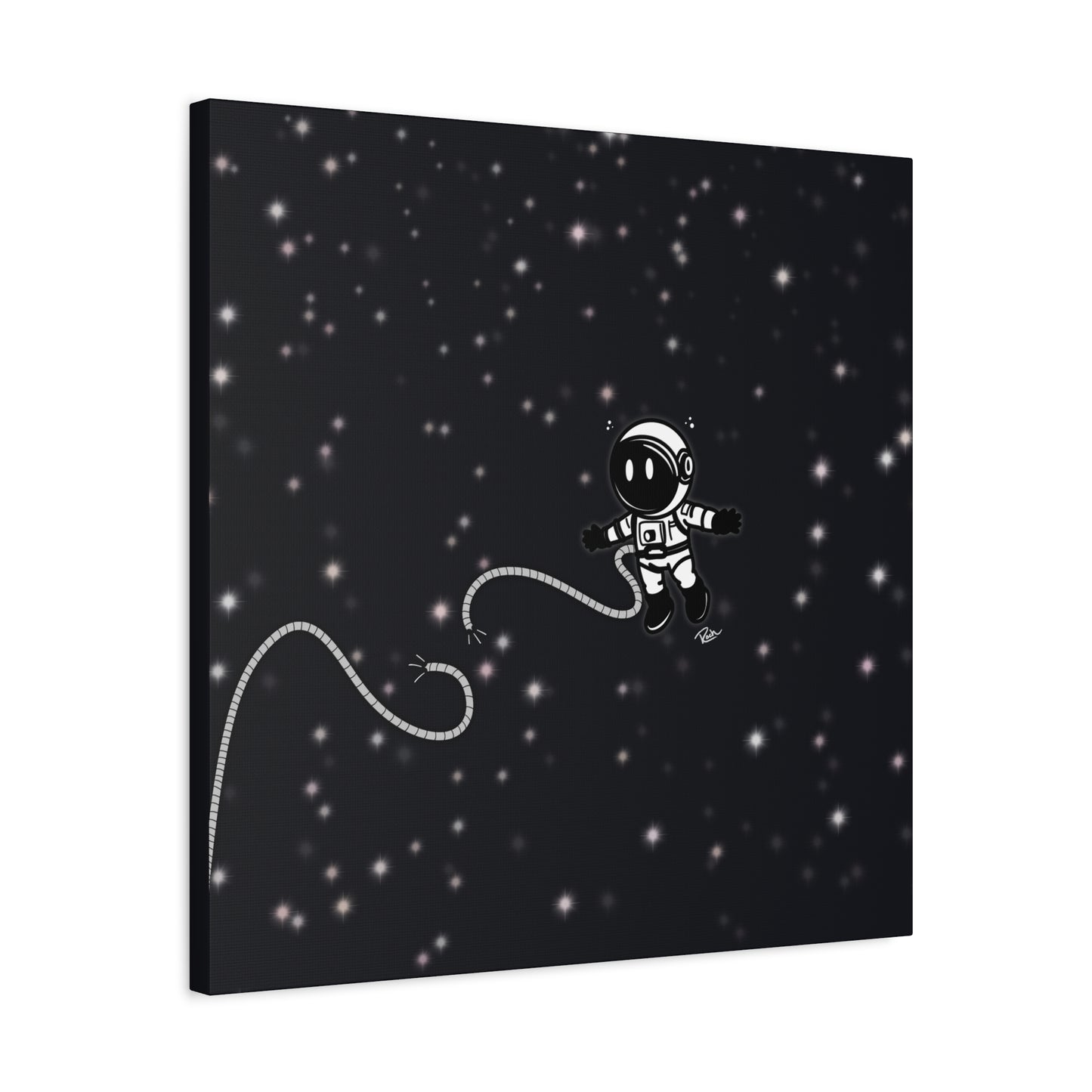 "UNTETHERED" — Floating Astronaut In Space Wall Art