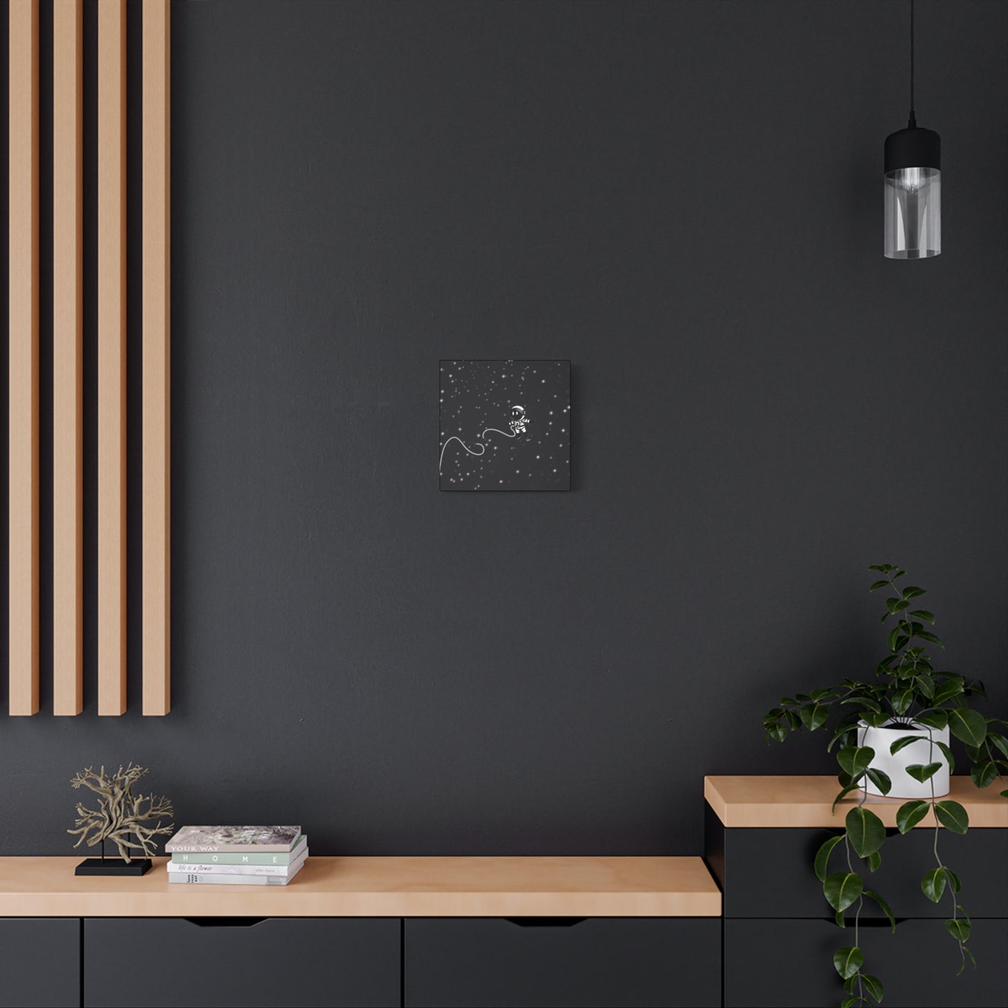 "UNTETHERED" — Floating Astronaut In Space Wall Art